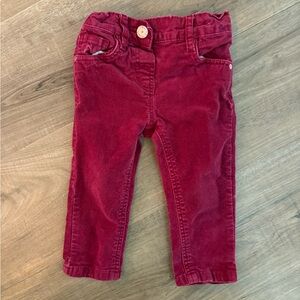 🌺5/$20 Toddler Girl’s Burgundy Corduroy Pants